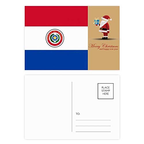 Cartes postales drapeau Paraguay lot de 20 idée cadeau pour passionnés d'Amérique