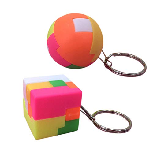 Ailyoo Le Football créatif carré Cube Porte-clés Toy Puzzle Jeu Jouets éducatifs pour Les Enfants