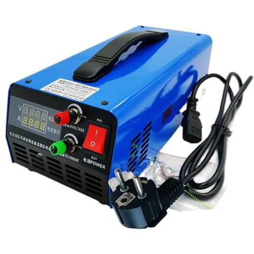 sujeniir 1200W Adjustable Voltage Current Lithium Lead-Acid LiFePO4 Battery Charger 0-30V 0-85V 0-160V 0-300V 0-40A 0-15A 0-8A 0-4A(0-300V 0-4A,220VAC AU)