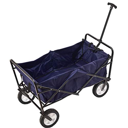 Ziziqw Portable Garden Trolley,Removable Garden Transport Cart,Collapsible Hand Cart,100Kg Max Load Suitable for Outdoor Camping And Leisure