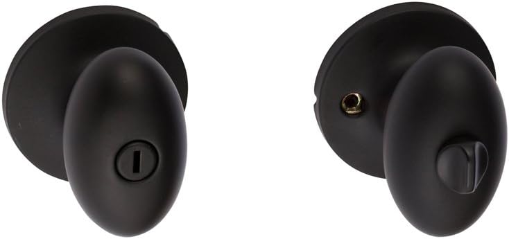 AR102 FBL Arapaho Privacy Doorknobs, Flat Black