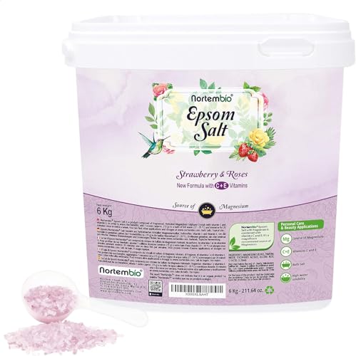 Nortembio Sels d’Epsom 100% Parfum Fraise &...