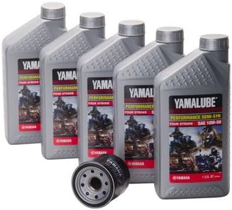 Yamalube Semi Synthetic 10W-50 Oil Change Kit Side x Side - Fits: Yamaha YXZ1000R 2016-2017