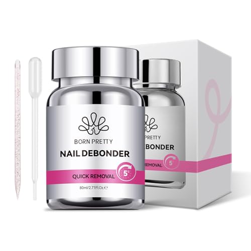 Born Pretty Dissolvant Pour Ongles Pressés, Dissolvant Rapide pour Ongles en Gel & Acrylique - Retrait en 5 Secondes - Kit Professionnel pour Manucure DIY &...