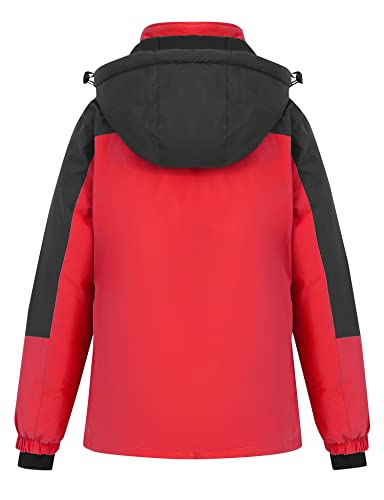 Image of Women's Waterproof Ski Jacket Hooded Snowboard Coat Warm Winter Snow Jackets