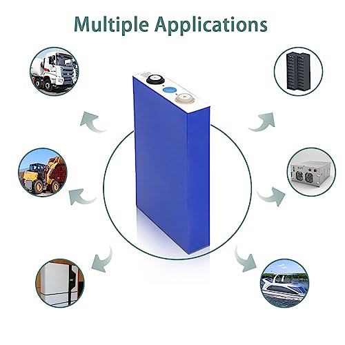 Image of EVE LiFePO4 Cell 3.2V 105Ah Grade A Battery Deep Cycle Lithium Iron Phosphate Rechargeable Battery with QR Code,Screws and Bus Bars