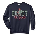 Cactus Howdy 4th Grade Teacher Student Rodeo Country Western Comfort Colors Adult Sweatshirt