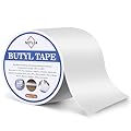 NetLea RV Roof Tape 6 Inch,UV Resistant & Waterproof RV Sealant Tape for RV Repair,Window Sealing,Truck Sealing,Stop Camper Roof Leaks,White(6"*50')
