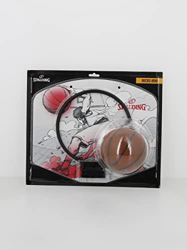 Mini panier de basket Spalding Skretch Micro avec panneau et mini ballon