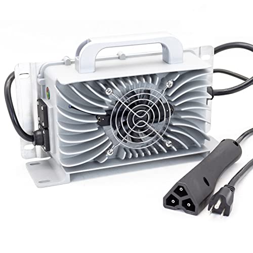 Image of 48V 15 AMP EZGO RXV & TXT Golf Cart Waterproof Battery Charger for 48 Volt Golf Carts
