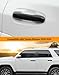Hoolcar Exterior Door Handle Covers Outside Door Grab Handle Cover Fit for Toyota 4Runner 2010-2024, Matte Black