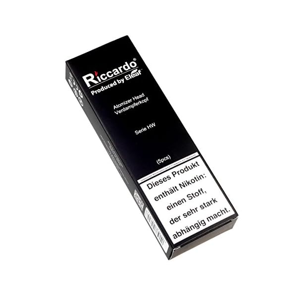 Eleaf HW1 Coils (0,2 Ohm), Single-Cylinder, Riccardo Verdampferköpfe für e-Zigarette, 5 Stück – Bild 3