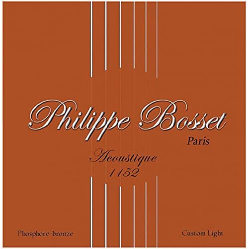 Philippe Bosset Phosphor 11-52 Acoustic Guitar Strings - Bronze