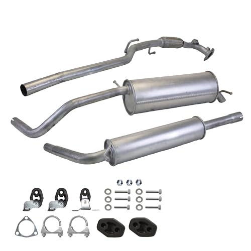 Ferroz Export Ersatz für Auspuffanlage ab Kat VW POLO 9N 1.2, Fabia, Ibiza 2001-2005 Auspuff Komplett