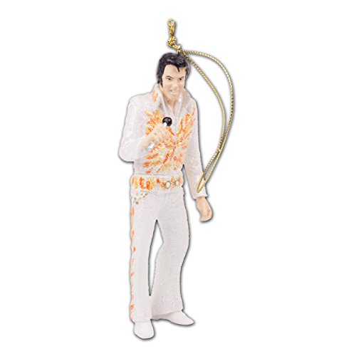 Elvis Presley - Flame Suit Ornament
