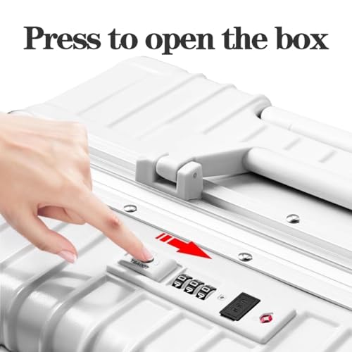 Carry On Luggage with Compartment,Lightweight Hard Shell Rolling Suitcase with Spinner Wheels,Travel Trunk Luggage with TSA Lock and USB Port(Pink,26 inches)3