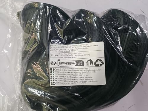 Scott Edward 3 Stück Golf Hybrid Schlägerhauben mit austauschbarem Nr. Tag, passend für Driver's Tunnel Hybrid Schläger 1, 3 und 5(schwarz)