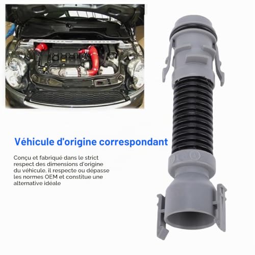 SIXRUN 13718513538, Couverture de Culbuteur de Tuyaux de Tuyau à Reniflard à Air avec une Installation de Précision et Facile pour Mini N47N, D R56 2010 à 2014 et Plus – vue 3