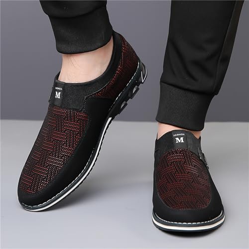 Image of Veslesth Men Casual Shoes Sneakers Loafers Comfort Walking Shoes Fashion Driving Shoes Luxury Leather Shoes for Male Business Work Office Dress Outdoor