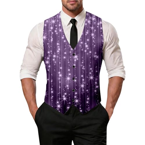 Gilet sans manches habillé WWricotta noir coupe ajustée pour homme
