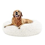 OQQ Fluffy Dog Bed Ultra Soft Washable Dog and Cat Cushion Bed Comfy Dog Calming Cuddler Bed