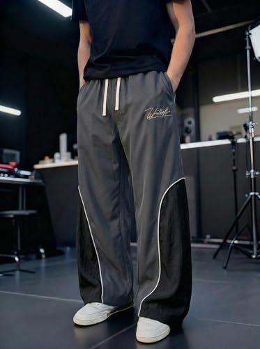 Image of Lymio Track Pant for Men | Stylish Baggy Jogger for Man | Casual Wide Leg Pant | Trendy Streetwear Trackpant for Men (SSM-TP-1-2)