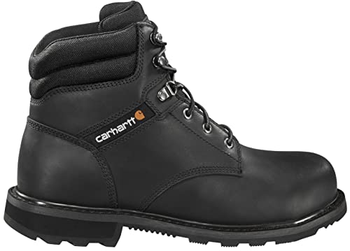 Carhartt Men's Traditional Welt 6" Steel Toe Work Boot, Black Oil Tanned, 8.5 M - image 2