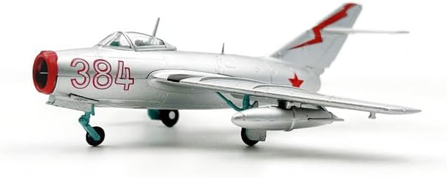 1:72 MIG-15 Aircraft Model, Metal Pre-Assembled Military Fighter Jet, Highly Simualtion Diecast Airplane Models for Collection or Gift, Age 14+.