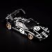 Hot Wheels RLC Ford GT40 Mk II – 1:64 Premium Die-Cast Car, Spectraflame True Black, Opening Rear Cowl, Real Riders Wheels, Collector Edition in Acrylic Case