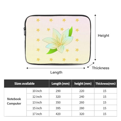 Blooming Daffodils Laptop Sleeve Case 15 Inch Suitable For Notebook Computer Tablet Traveling Carrying Simple Case4