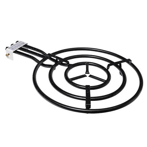 VAELLO - Réchaud à Paella Émaillé - Brûleur à Gaz Butane et Propane pour Poêle à Paella -...