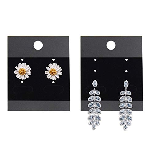 Image of DIY Crafts Velvet Jewellery or Stud Earrings Holder Display Cards (200 Pcs) | 5 inch length by 2 inch width earrings display cards for organising, presenting and showcasing earrings, studs or jewellery pieces