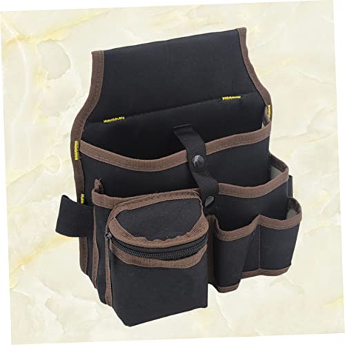 DOITOOL 1 bolsa acolchoada com vários bolsos para carpinteiros, conteúdo técnico, cintura Coffeexxcm