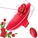 Wearable 2026 Travel Mini Vibrate Panties Remote Control Virabtor Toys Underwear for Women Vibrate Panties Device 10 Speeds Great for Her On Date Night Red GT-10