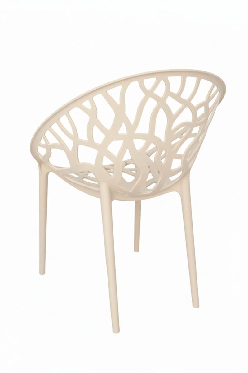 Regalos Miguel - Packs Sillas Jardín - Pack 4 Sillas Nido Basic - Beige