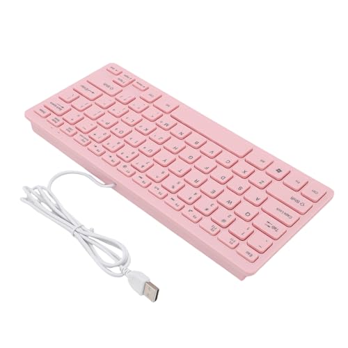 Clavier filaire USB silencieux et flexible à 78 touches pour le jeu