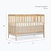 Dream On Me Synergy 5-in-1 Convertible Full-Size Baby Crib with Toddler, Day & Full Bed Conversion in Natural, GreenGuard Gold & BSA, 3 Mattress Heights, Sustainable Pinewood