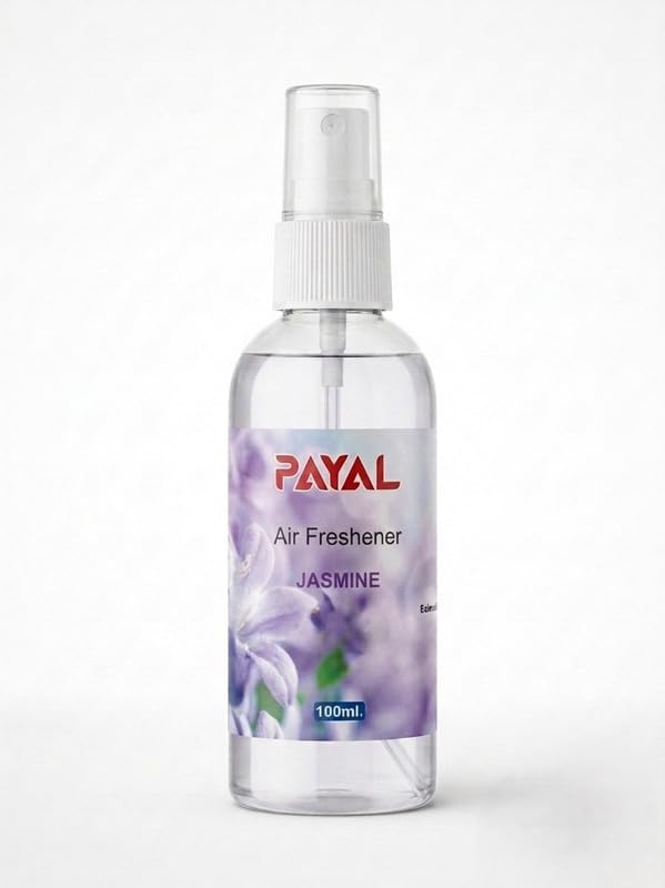 Payal Jasmine Room Air Freshener Spray (100ml) | Long-Lasting Floral Fragrance for Home, Office, Shop, Car etc. |-image-47