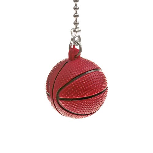 Ceiling Fan Pull Chain Ornaments Extension Basketball Light Pull Chains for ceiling fans Lights Lamp 2Pack - Thumbnail 2