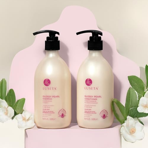 Image of Luseta Glossy Pearl Shampoo and Conditioner Set Color Safe
