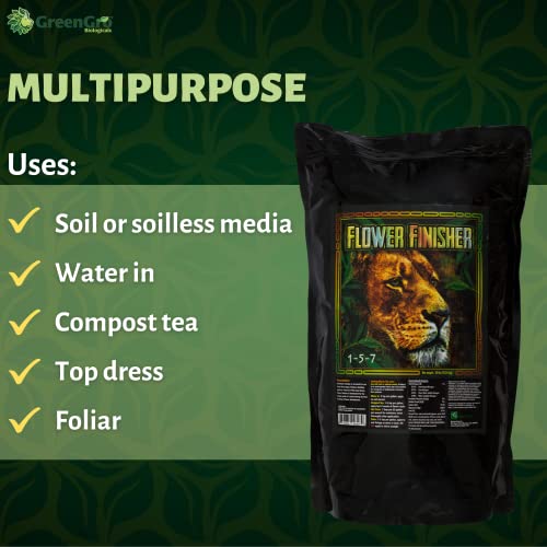 Greengro Flower Finisher, Bloom Booster, Flower Fertilizer, Fertilizer For Flowers - 2 Lb #TOP3