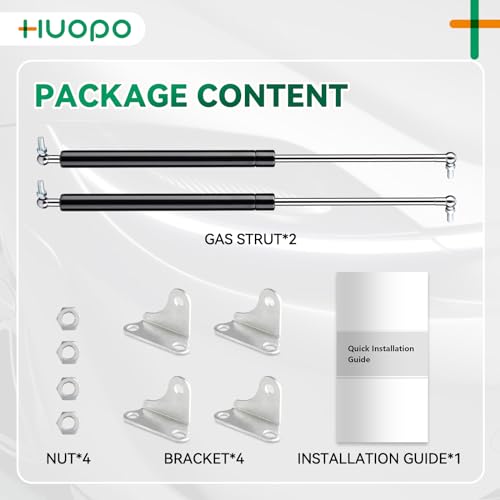 Vepagoo C16-23994 16 Inch Gas Struts 55Lb/245N Shocks Vepagoo C16-23994 16 Inch Gas Struts 55Lb/245N Shocks