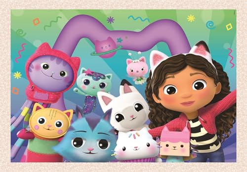 CLEMENTONI Puzzle 4 en 1 Gabbys Dollhouse - vue 9