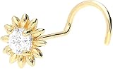 ➤ EDLES NASENPIERCING AUS 750er GOLD mit dem du garantiert alle Blicke auf dich ziehst
