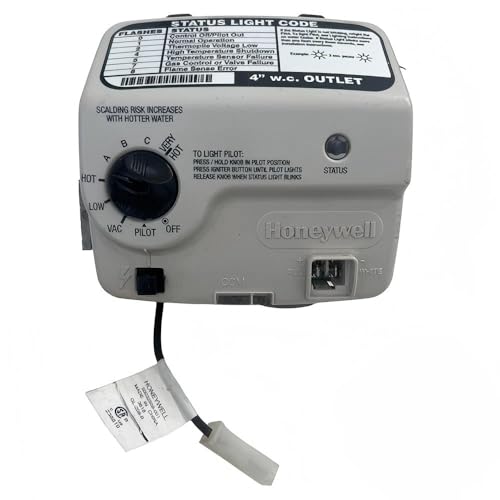 WV8840B1158 Compatible with Honeywell Water Heater Gas Valve 324711-001, 50084425