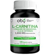 OBY L Carnitina 4en1, 1300mg porcion: Carnitina, Vinagre de Sidra de Manzana, CLAs y Cetonas de F...