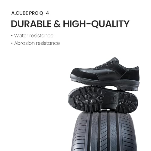 Q-4 Comfortable Safety Shoes – PVC Toe Cap, EU Riot Police Outsole, ESG Recycled Materials, Durable Work & Hiking Shoes3