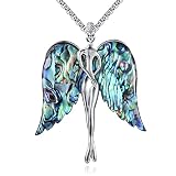 VIJASHOP Guardian Angel Necklace Wings Pendant Chain Necklaces Minimalist Personalized Jewelry for G