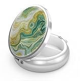 onyx marmorplatte preis Ideales Geschenk: Das einzigartige Malerei schöne Kunstmuster-Design bringt Ihnen eine bessere Stimmung bei der Verwendung. Nicht nur als praktische Pillen-Organizer-Boxen, sondern auch als tolle Dekoration für Ihr Outfit, passt perfekt zu Ihren Handtaschen oder Handtaschen. Diese Pillendosen sind schön gestaltet und tragbar. Sie sind geeignet für Ihre Familie und Freunde als Urlaubs- oder Geburtstagsgeschenk, um Ihre Fürsorge und Liebe zu zeigen.