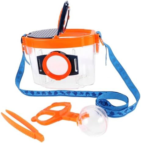 ibasenice 1 Set Outdoor Toys Magnifying Mirror Tools Kids Observation Kit Magnifier Child Box Taste